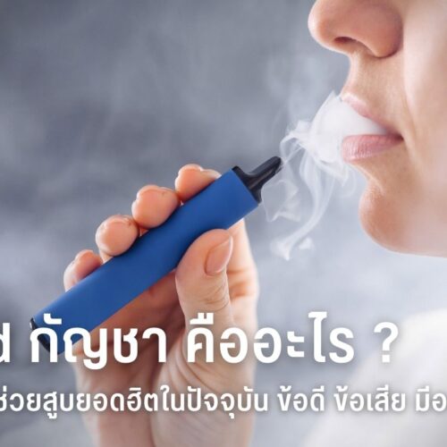 Podกัญชา คืออะไร ? เครื่องช่วยสูบยอดฮิตในปัจจุบัน มีผลอะไรบ้าง